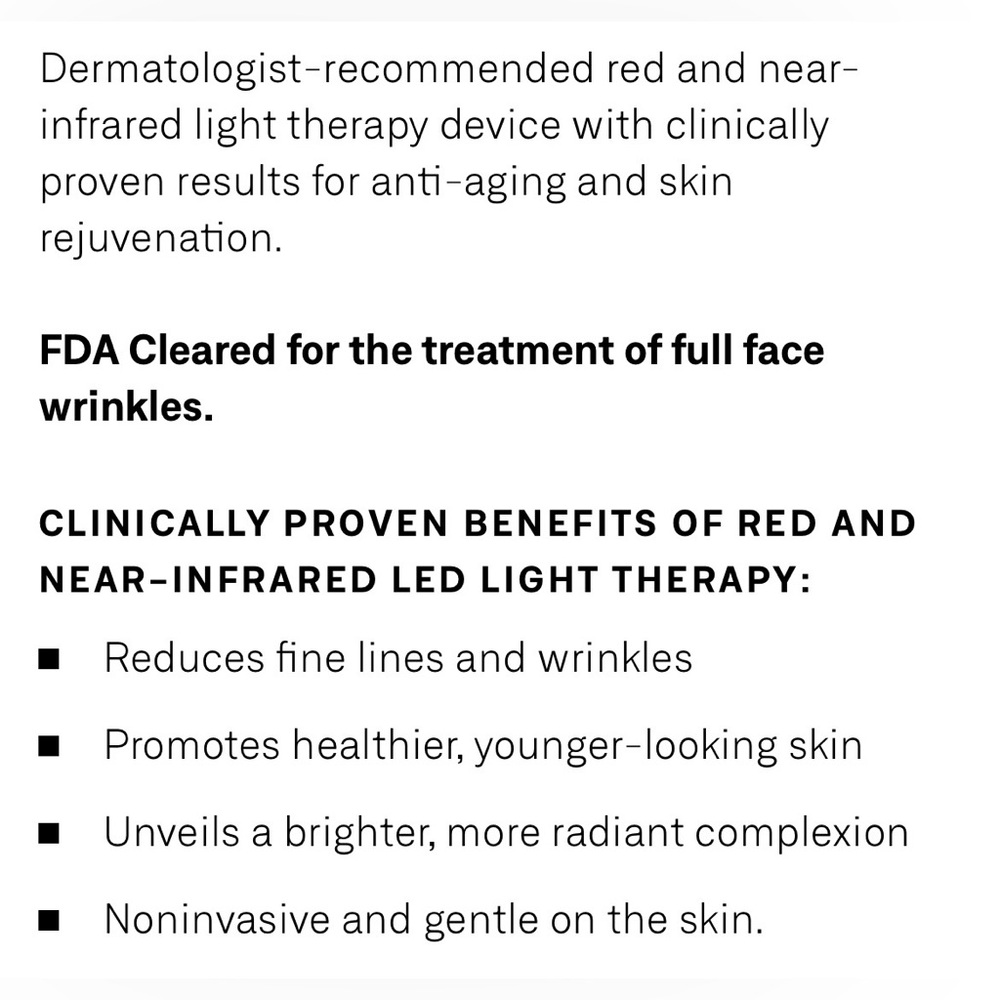 Omnilux Contour Face LED light mask - Picture 8 of 9